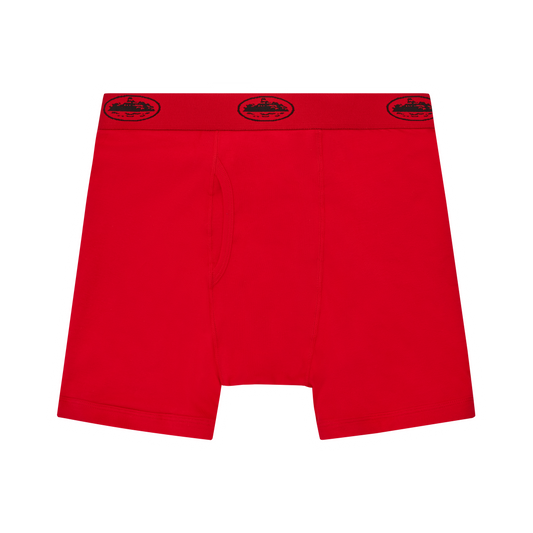 RED ALCATRAZ BOXERS [3 PACK]