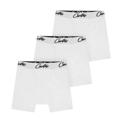 Boxers blancs Allstarz [Lot de 3]