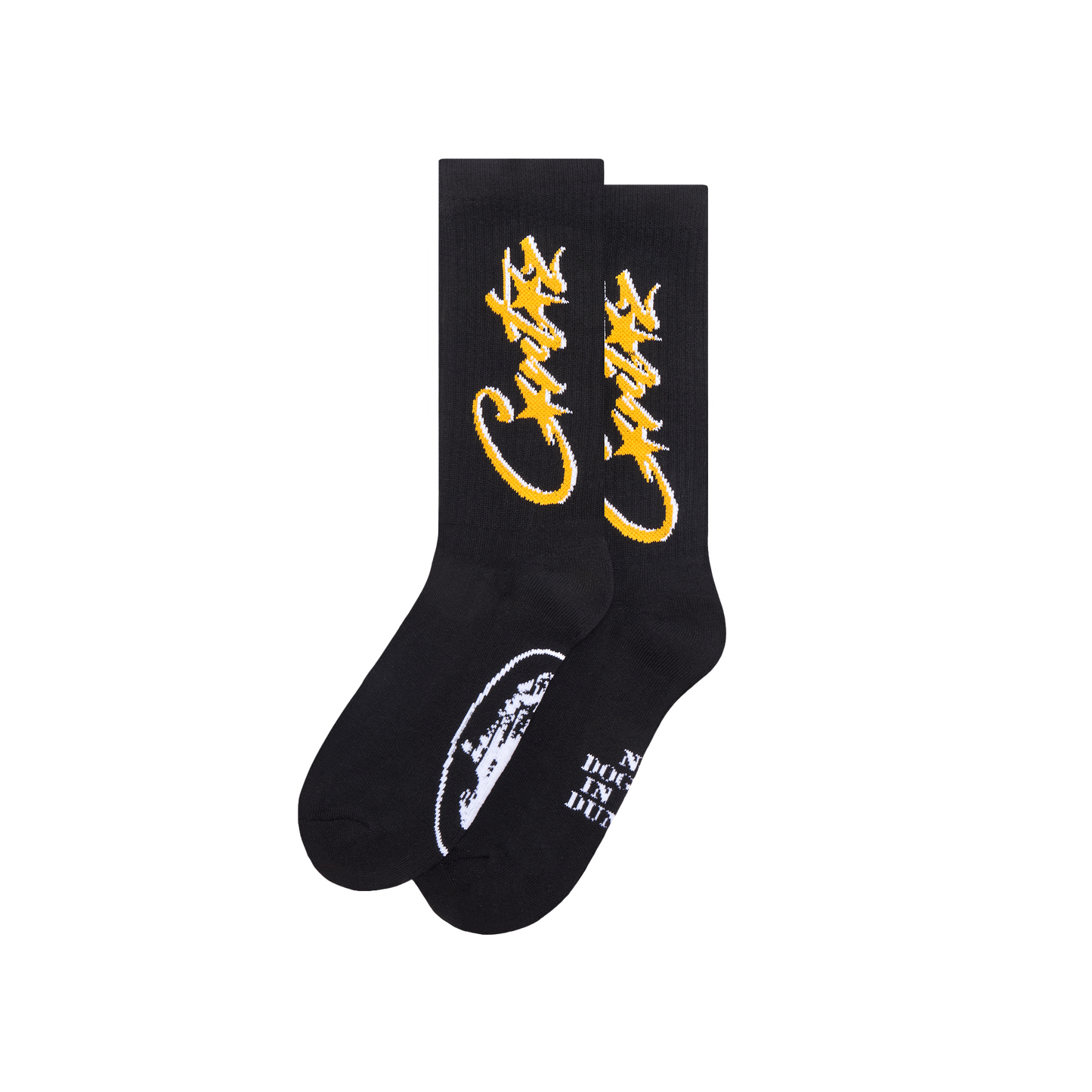 ALLSTARZ SOCKS [BLACK & YELLOW]